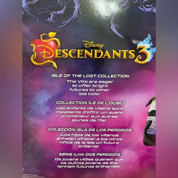 Disney Descendants 3 Isle of The Lost 4-Pack Doll Collection